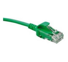 LEVITON  6H460-10G               High Flex HD6 1G Patch Cord, Color Green, 10 Ft Long