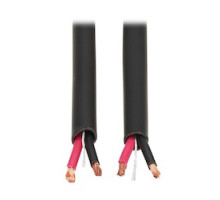 TRIPP LITE A240-002-16P        Eaton Tripp Lite Series 2-Conductor Bulk Speaker Wire, Plenum and Riser Rated, 16 AWG, 250 ft. 76.2 m