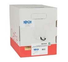 TRIPP LITE  N024-01K-GY               Cat5e 350 MHz Bulk Solid-Core Plenum-Rated PVC Cable, Gray, 1000 ft.