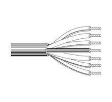 BELDEN  8466 0601000               Multi-Conductor Cable, 12 Conductors, 18 AWG, 19x30 Strands, Tinned Copper, PVC Insulation, PVC Jacket