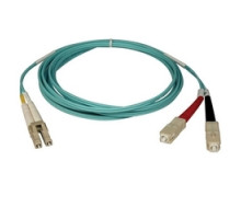 TRIPP LITE N816-05M        10Gb Duplex Multimode 50/125 OM3 LSZH Fiber Patch Cable LC/SC - Aqua, 5M 16-ft.