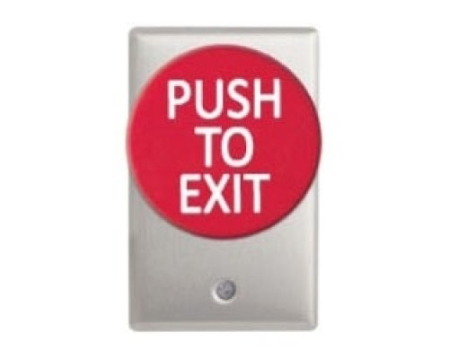 CAMDEN DOOR CONTROL  CM-5085RPTE               Door Pushbutton, 1-Gang, Pneumatic, Mushroom, DPST, 12/24 VDC, 10A at 30 VDC Contact, 1 to 60 Second, 2-3/8