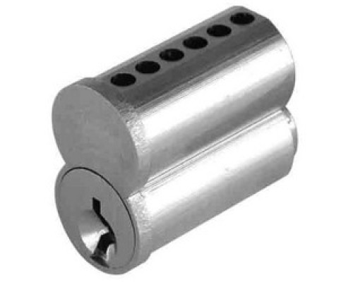 GENERAL LOCK  IC6B RM 26D               Cylinder Lock Interchangeable Core, Small Format, 6-Pin, RM Keyway, Uncombinated, Barrel Cap, Solid Brass, Satin Chrome