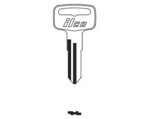 KABA ILCO CORP  YH36 NP A11  AF01000042              Vehicle Key Blank, Brass, Nickel Plated, 11 Price Group, For Yamaha