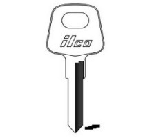 KABA ILCO CORP  V35 NP A06  AF01073002              Vehicle Key Blank, Brass, Nickel Plated, 6 Price Group, For Audi