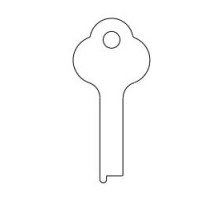 KABA ILCO CORP  1332 NS A53  AD28288002              Key Blank, 0.3