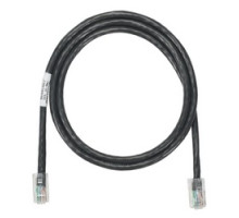 PANDUIT  NK5EPC2MBLY               NetKey Copper Patch Cord, Category 5e, Black UTP Cable, 2 Meter