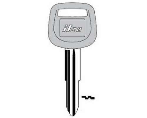 KABA ILCO CORP  TR44-P NP A10  AJ00000081              Vehicle Key Blank, Plastic Head, Natural Brass, 10 Price Group, For Toyota