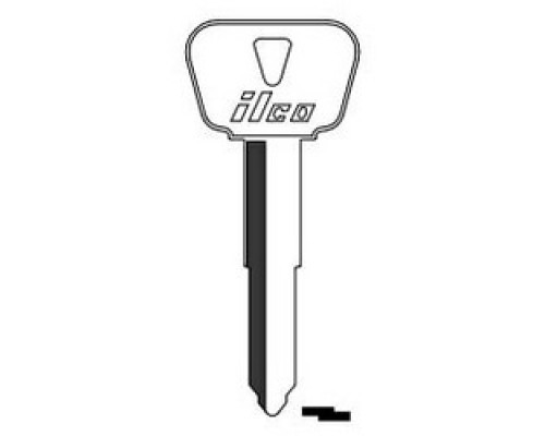 KABA ILCO CORP  YM63 NP A10  AF01644012              Vehicle Key Blank, Brass, Nickel Plated, 10 Price Group, For Yamaha