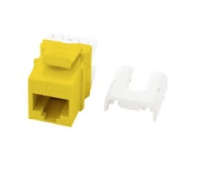 ON-Q/LEGRAND  WP3475YE               Keystone Insert, Quick-Connect, Cat 5E, RJ45, 8P8C, 0.665