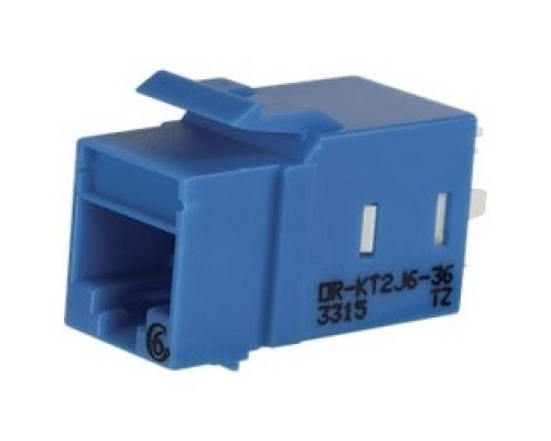 ORTRONICS  KT2J625-36               Keystone Cat6 Jack Blue, 25 Pack