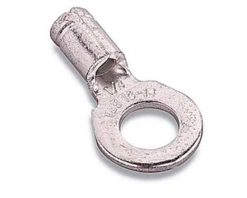 THOMAS & BETTS  K6-38R-D               Non-Insulated Large Ring Terminal for Wire Range 6 AWG Stud Size 3/8, Metallic