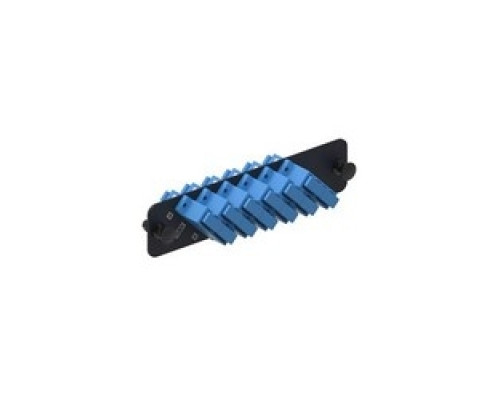 COMMSCOPE ENTERPRISE SOLUTIONS  760027714  PNL-BK-012-SFA-SC02-BL              Fiber Adapter Panel, 1000-Type, 6 Teraspeed Single-mode Duplex SC, 12 Fiber, Blue Adapter