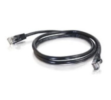 QUIKTRON  570-135-001               Patch Cord, Snagless Booted, RJ45 Connector, Cat 5E, 4-Twisted Pair, 1’ Length, 24 AWG Stranded Copper, Black