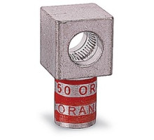 THOMAS & BETTS  MD30F-3               KUBE Female Copper Motor Pigtail Disconnect, Wire Size 3/0 AWG, Body Size 3, Orange