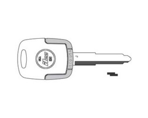 KABA ILCO CORP  EB3-J-MAZ24 NP A61  IAX00003510              Vehicle Key Blade, J, Brass, Nickel Plated, 61 Price Group, For Mazda