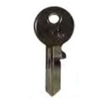 GENERAL LOCK  KB300/400 NP               Padlock Key Blank, 4-Pin, K130 Keyway, Round Bow, Nickel Plated Brass, For PL300 and PL400 Padlock