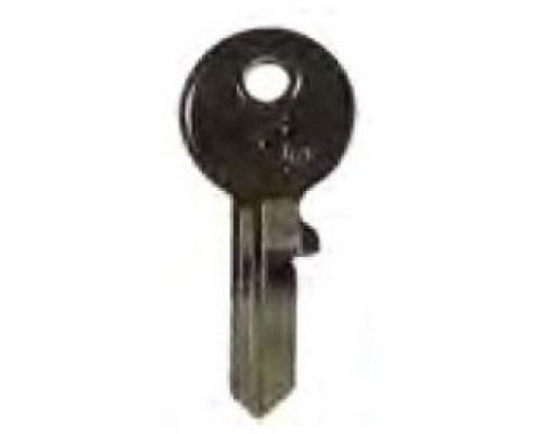 GENERAL LOCK  KB300/400 NP               Padlock Key Blank, 4-Pin, K130 Keyway, Round Bow, Nickel Plated Brass, For PL300 and PL400 Padlock