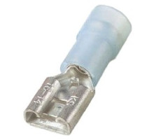 THOMAS & BETTS  KN14-250FD-T               Nylon 250 Fully Insulated Female Disconnect, 600V, Wire Range 16-14 AWG, Tab Size 0.25 in x 0.032in, Bolt Hole N/A, on Mylar Tape