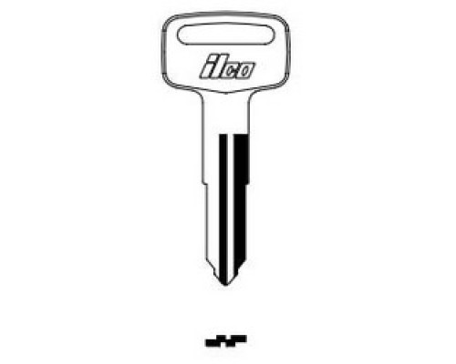 KABA ILCO CORP  YH51 NP A07               Vehicle Key Blank, Brass, Nickel Plated, 7 Price Group, For Yamaha, Bombardier, Can-Am, Polaris, Suzuki Motorcycle