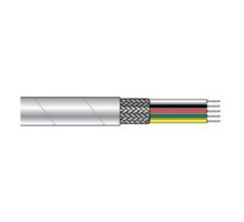 ALPHA WIRE  2824 WH001               Communication-Control-Industrial-Cable, Communication-Control, 1 Conductor, 22 AWG, Braid, 600 V, PTFE Jacket, PTFE Insulation, 0.092 Jacket Diameter, 0.01 Jacket Thickness, 19/34 Stranding