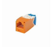 PANDUIT  CJ6X88TGOR               Mini-Com UTP RJ45 Cat 6A TG Jack Module Orange