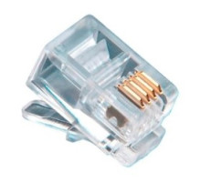 PLATINUM TOOLS INC 106103J        RJ22 4P4C , FLAT-STRANDED 100/JAR