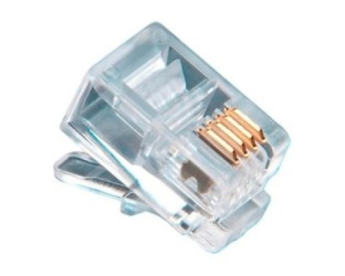 PLATINUM TOOLS INC 106103J        RJ22 4P4C , FLAT-STRANDED 100/JAR