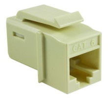 HELLERMANNTYTON  GSTJC6U-FW               GST Category 6 UTP Modular Keystone Jack, Plenum Rated, Office White, 1/bag