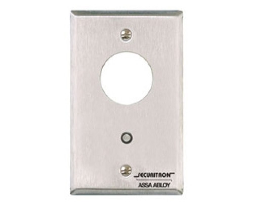 SECURITRON MAGNALOCK CORP  MKA               Mortise Keyswitch, Alternate, 1-Gang, SPDT, 12/24 Volt DC, With Anti-Tamper Screw