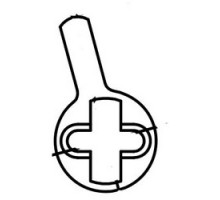 KABA ILCO CORP  863U-00-10               Door Lock Cylinder Cam, Sargent Cylinder, For Mortise Cylinder