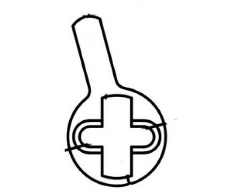 KABA ILCO CORP  863U-00-10               Door Lock Cylinder Cam, Sargent Cylinder, For Mortise Cylinder