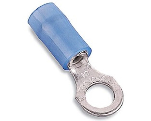 THOMAS & BETTS  RB14-12MOD               Nylon Insulated Ring Terminal Wire Range 18-14 Modified Bolt Hole 1/4 in