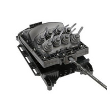 COMMSCOPE  MST-0JRH00-A0500U  MST-0JRH00-A0500U              MST, Fiber Optic Multiport Service Terminal, 8-port With 1x8 Splitter, Square 4x3 Port, Dielectric Flat Loose Tube Cable, 500 Ft