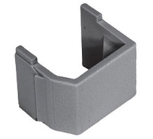 HUBBELL PREMISE WIRING  SFBG10               Snap-Fit, Blank, Gray, 10Pk