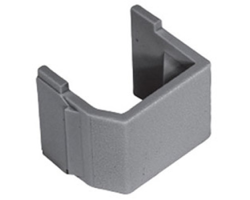 HUBBELL PREMISE WIRING  SFBG10               Snap-Fit, Blank, Gray, 10Pk