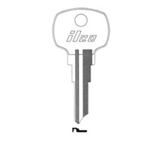 KABA ILCO CORP  1069-5Z NP A15  AA38777022              Cylinder Lock Key Blank, Brass, Nickel Plated, 15 Price Group, For National Cabinet Lock