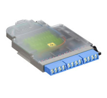 LEVITON  SPLCH-12BL               HDX FIBER SPLICE MODULE    12-F OS2 LC SHUTTERED BLUE