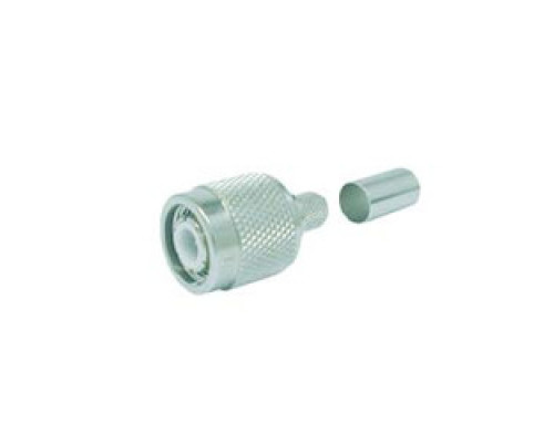 TIMES MICROWAVE TC-195-TM-X 3190-2879       TNC-MALE PLUG CRIMP   CONNECTOR; NO BRAID TRIM