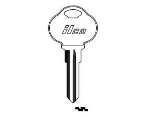 KABA ILCO CORP  1573C NP A04  AL01550002              Vehicle Key Blank, Brass, Nickel Plated, 4 Price Group, For The Club