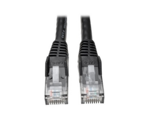TRIPP LITE N201-003-BK50BP        Cat6 Gigabit Snagless Molded Patch Cable RJ45 M/M , Black, 3 ft., 50-Piece Bulk Pack