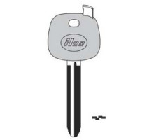 KABA ILCO CORP  TOY43-GTS NP A71  IAJ00001380              Vehicle Key Shell, Look-Alike, Brass, Nickel Plated, With GTI Transponder, For Tayota