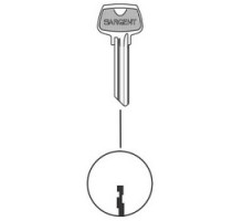 SARGENT  6275LC               Cylinder Lock Key Blank, 6-Pin, LC Keyway
