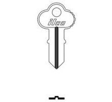 KABA ILCO CORP  1041D NP A13  AA40126002              Cylinder Lock Key Blank, Double-Sided, Brass, Nickel Plated, 13 Price Group, For Chicago