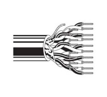 BELDEN  9504 060U1000               Multi-Conductor - Computer Cable for EIA RS-232 Applications 4-Pair 24 AWG PVC FS PVC Chrome