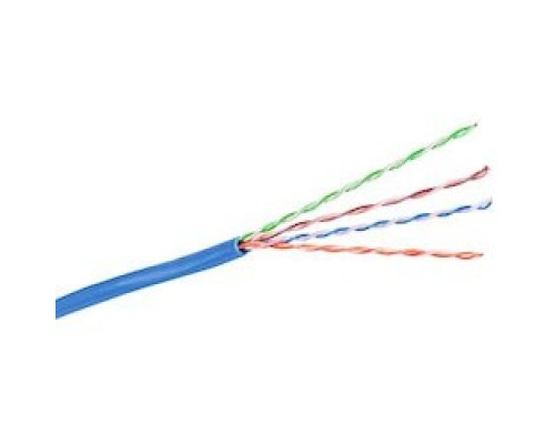 HUBBELL PREMISE WIRING  HC6RREB               CAT6, U/UTP, 4 Pair, 23 AWG, Solid, Bare Copper, PE/PVC, Riser, Blue