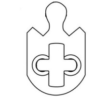 SCHLAGE ALLEGION BRAND  B520-233        Door Lock Cylinder Cam, Classic, Conventional, For Corbin Russwin 20-001 Series Door Lock