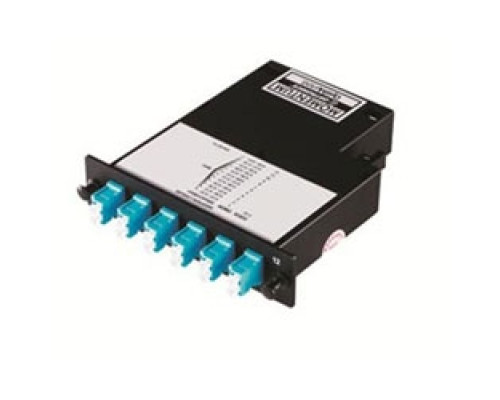 ORTRONICS  M2LCD12-50E               Momentum 2 Cassette, 50 micron multimode fiber, 1U, 12 fibers, LC duplex connectors