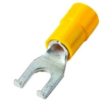 THOMAS & BETTS  KV10-8FF-T               Vinyl Flanged Fork Wire Range 12-10 Bolt Hole #8