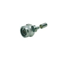 TIMES MICROWAVE  EZ-240-NMH-X               Type-n Male Straight Plug 50 Ohm Crimp Sleeve Non Solder Cent LMR-240 No BRD Trim